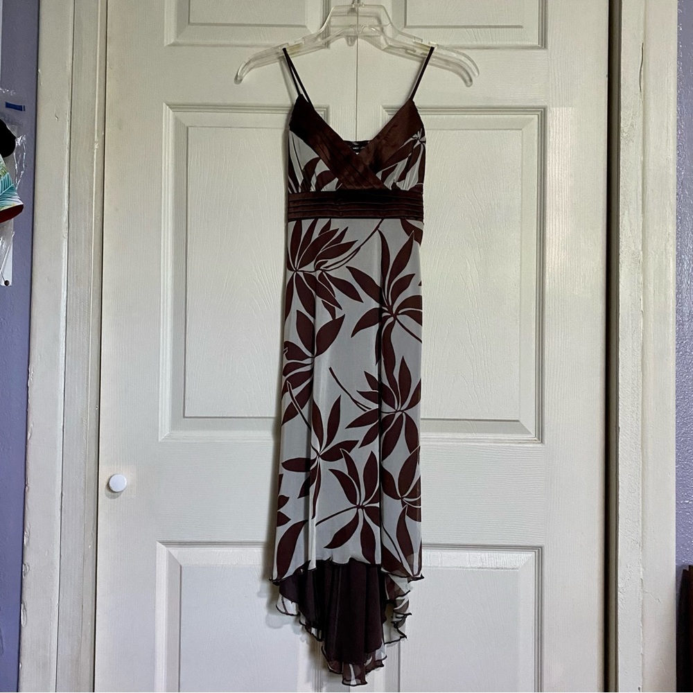 Jodi Kristopher Leaf Print Dress
